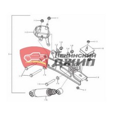 Амортизатор задний