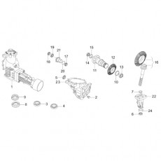 Седло подшипника правого раздаточной коробки