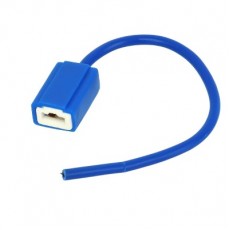 Патрон под лампу H1 H3 с проводом, прямой, керамика