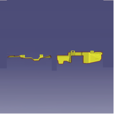 воздуховод радиатора панель левая e5 Оригинал
