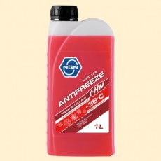 Антифриз, готовый раствор G12 -36 красный 1л