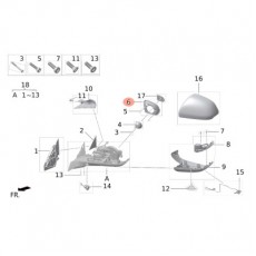 Рамка зеркала левая Lixiang l9
