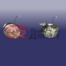 Кулак поворотный правый в сборе