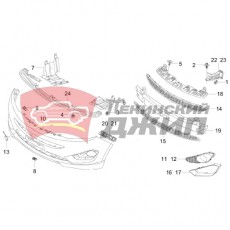 Пыльник моторного отсека левый Tiggo 5 (T21-2802010)