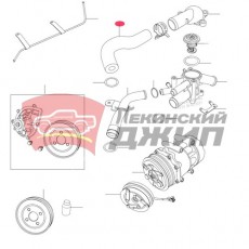 Патрубок вентиляции картера