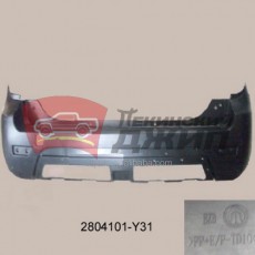 Бампер задний hover m2