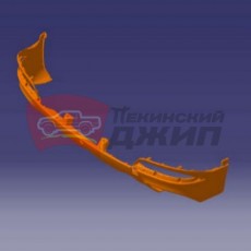 Накладка переднего бампера нижняя часть