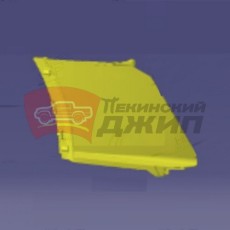 воздуховод переднего бампера правый e5