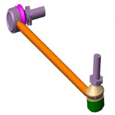 Стойка стабилизатора JAC JS4 Москвич 3 левая