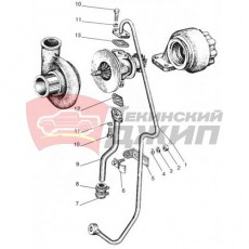 Турбокомпрессор F4J201118010 Chery Tiggo 8 Pro F4J20C 2,0T M36T/T1A/T1D