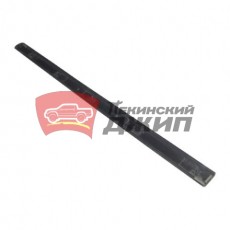 Молдинг двери передней левый (без хрома,под пистон)