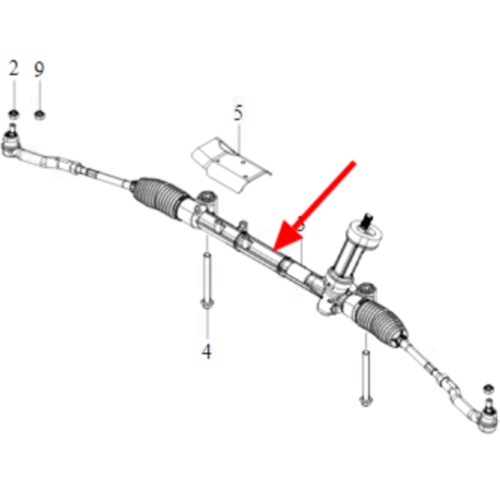 Рулевая рейка JETOUR T2