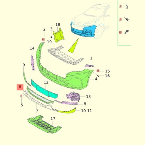Решетка радиатора Tenet T4