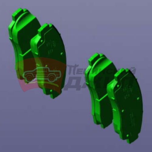 Колодки тормозные передние JETOUR T2