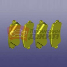 Колодки тормозные задние JETOUR T2