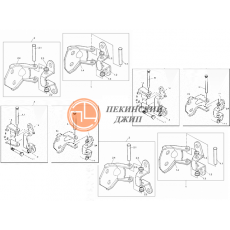 комплект шарниров
