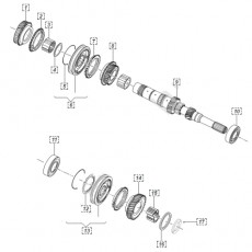 Подшипник первичного вала  №11