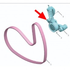 Натяжитель приводного ремня TUGELLA(FY-11)/MONJARO(KX-11) 2.0T
