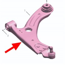 Рычаг передний левый Geely Tugella