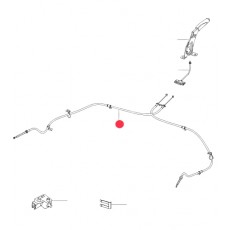 трос ручного тормоза