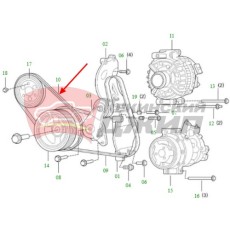Приводной ремень короткий HONGQI H5