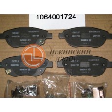 колодки переднии Geely Emgr