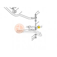 Втулка стойки стабилизатора переднего