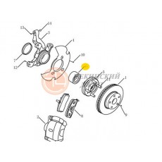 Подшипник передней ступицы MK, MK CROSS, GC_6