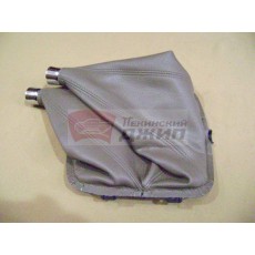 Чехол рычага кпп 4х4 hover  (бежевый салон)