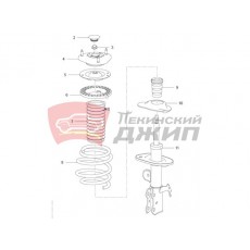 Амортизатор передний правый