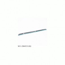 Молдинг бампера зад центр M11 (БЕЗ хром, 3 отв)