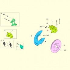 Колодки зад Zeekr 9x