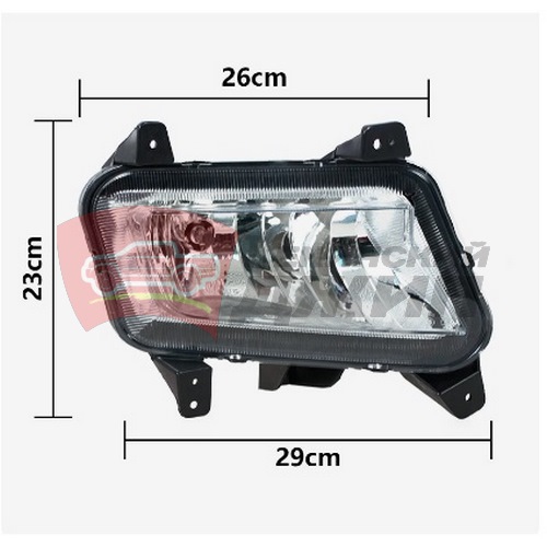 Фара противотуманная правая ZX Terralord