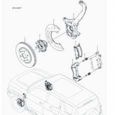 Колодки переднии для 20д. BYD Leopard 5