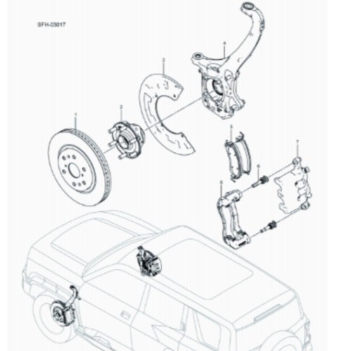 Колодки переднии для 20д. BYD Leopard 5