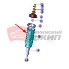 Пружина переднего амортизатора JAC T6-T9