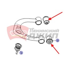 Сайлентблок верхнего рычага JAC T6-T9