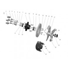 Шпилька колеса переднего №12 Tianma