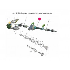 Редуктор переднего моста