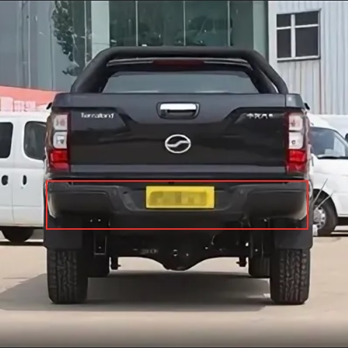 Бампер задний сборе(верх, нижняя, углы правый, левый) Terralord