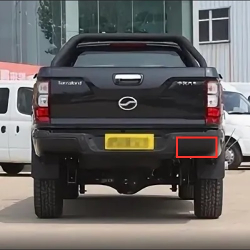 Правый угол металл (для бампера) Terralord